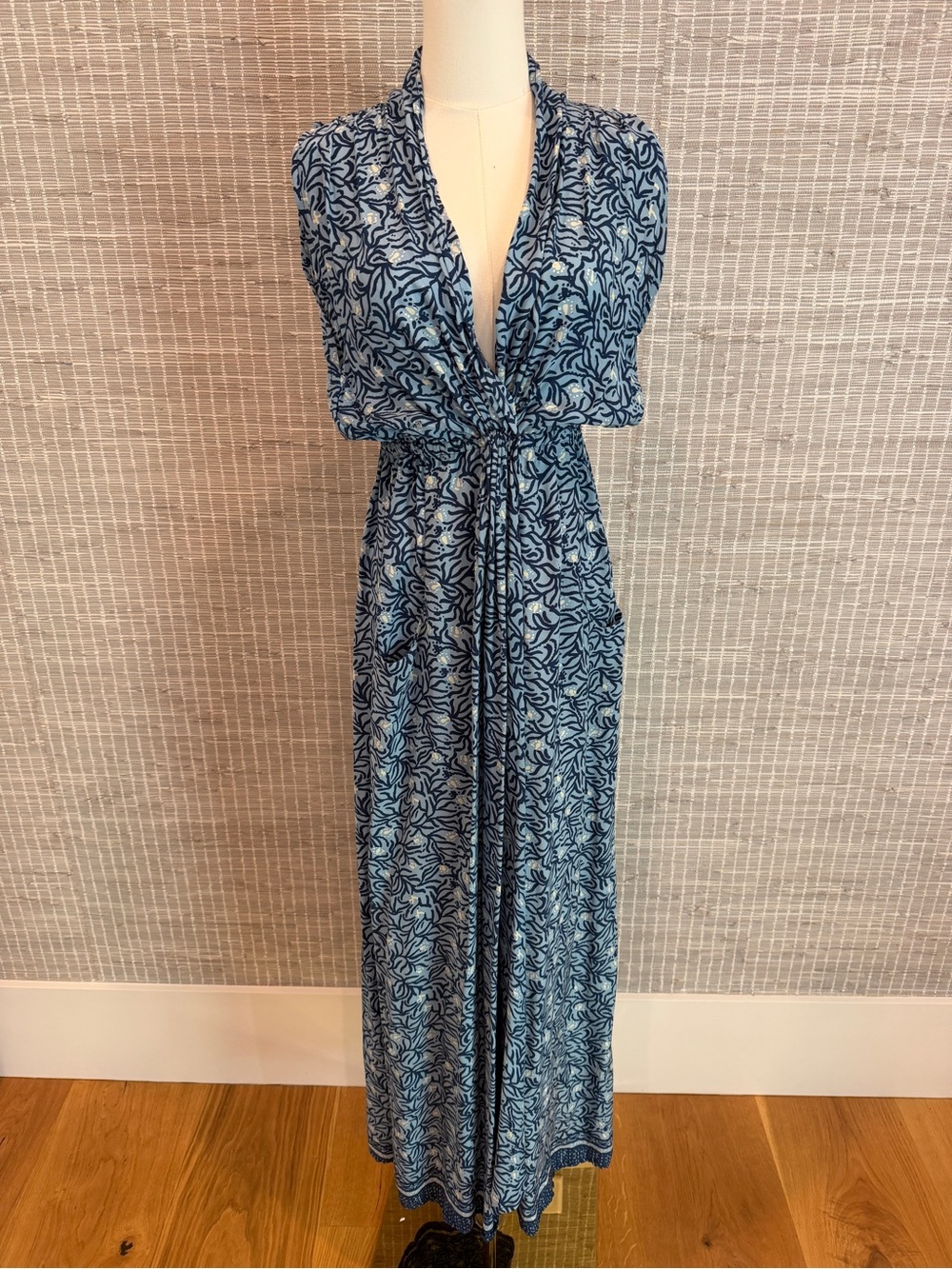 Natalie Martin 100% Silk Maxi Dress